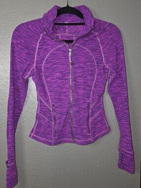 Lululemon Hustle In Your Bustle Jacket Space Dye Purple Pink — Measures Small